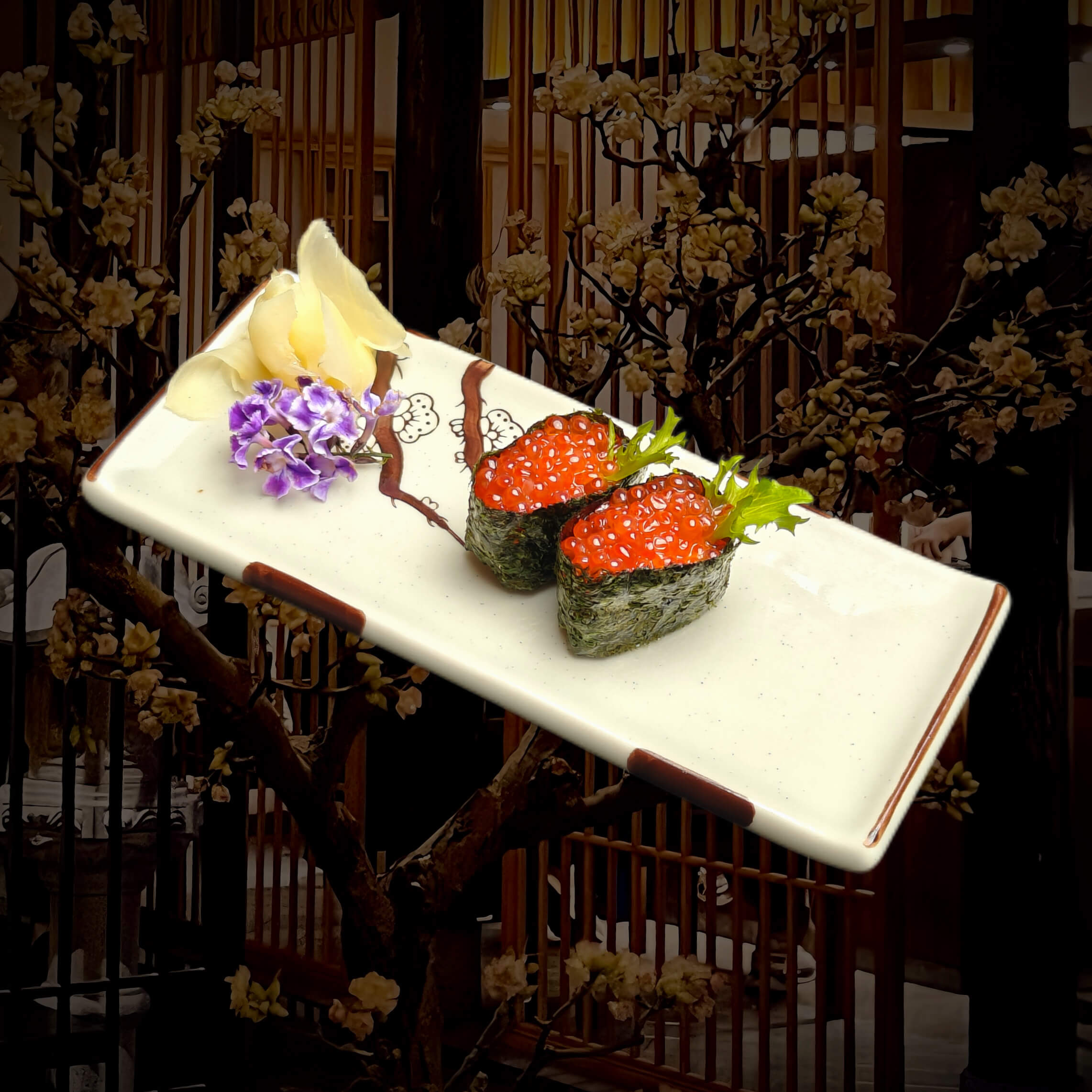 三文鱼籽军舰寿司