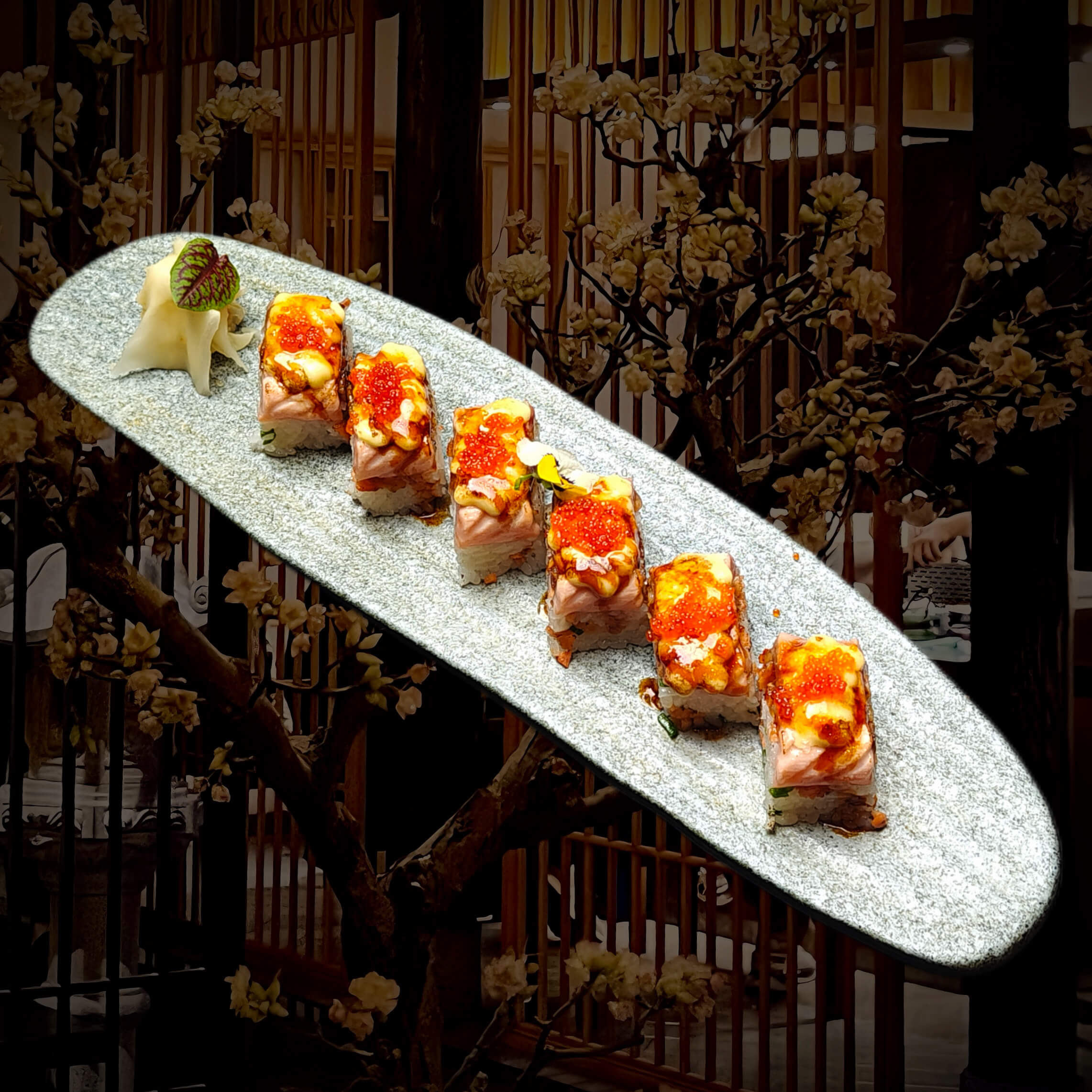 焦糖三文鱼寿司