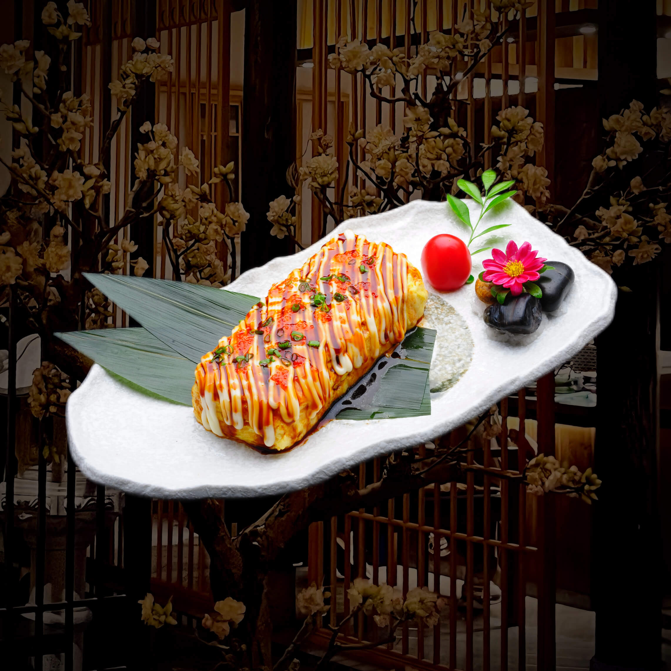 招牌海鲜鸡蛋卷